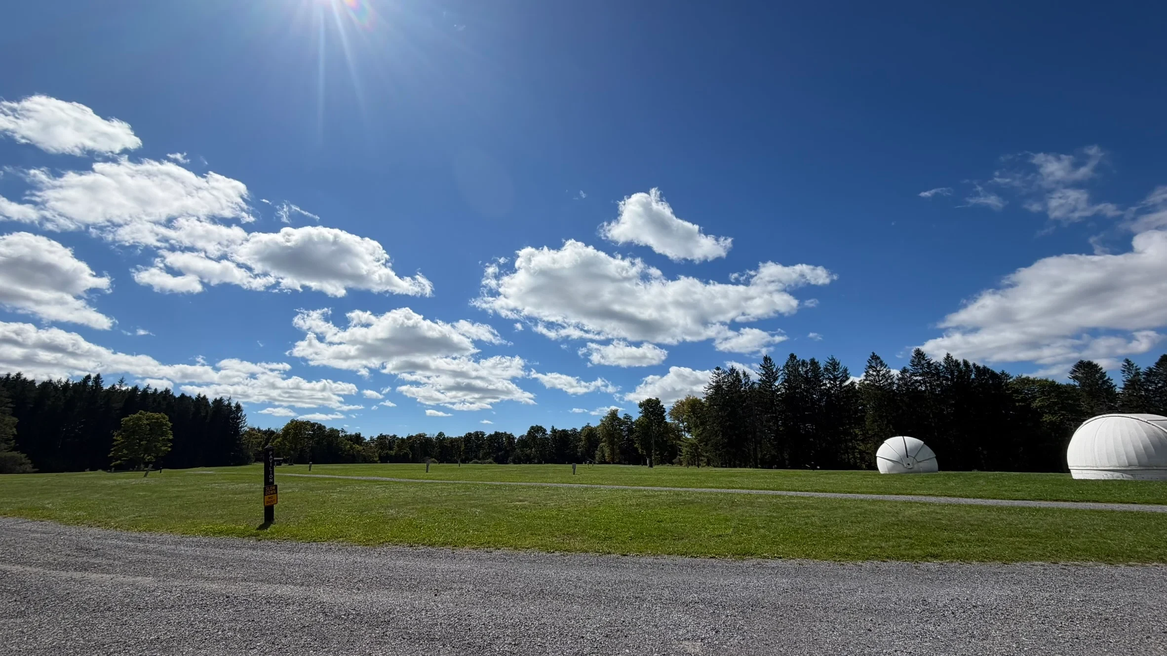 The Cherry Springs observing field during a daytime scouting visit