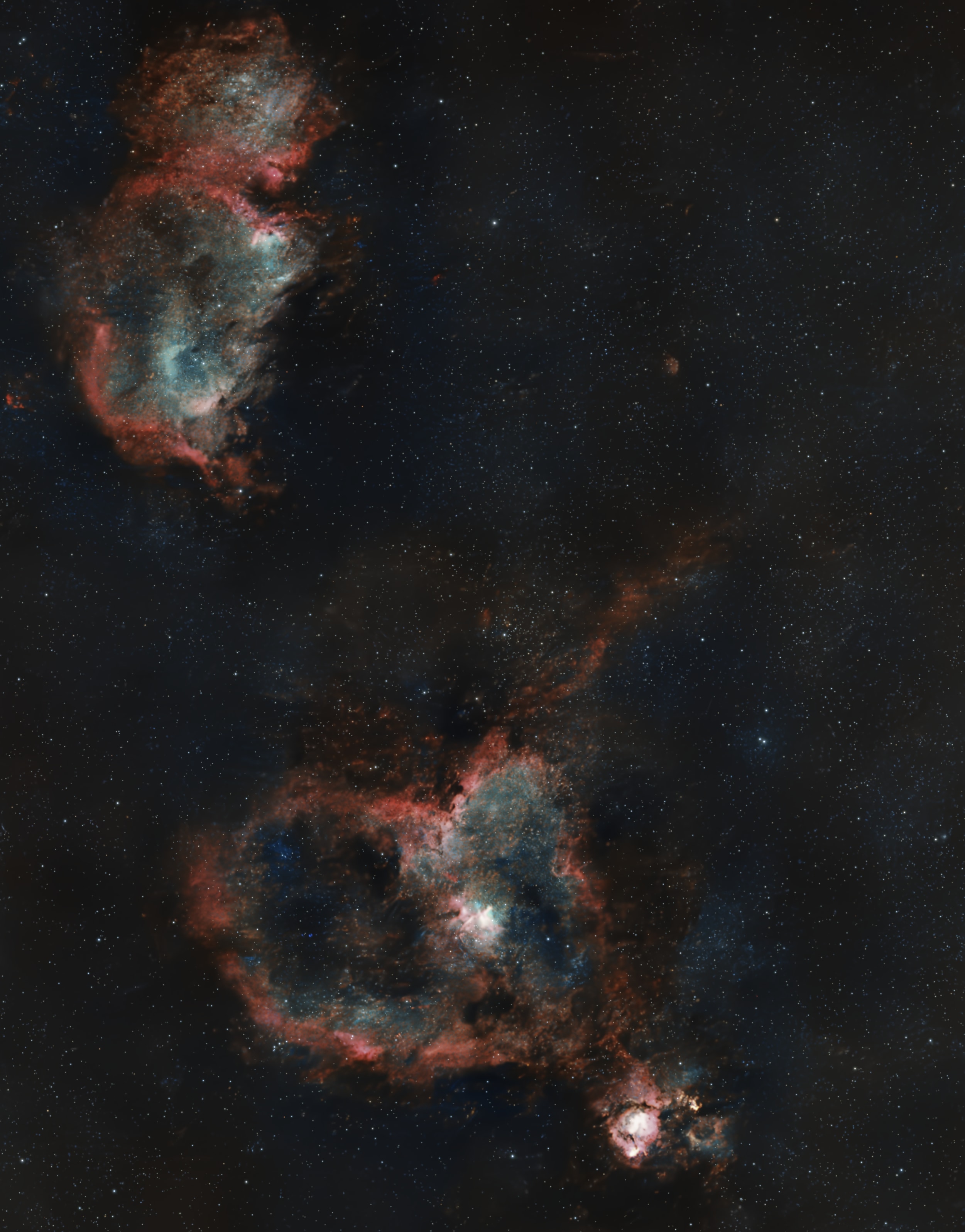 Heart Nebula Soul Nebula dramatic