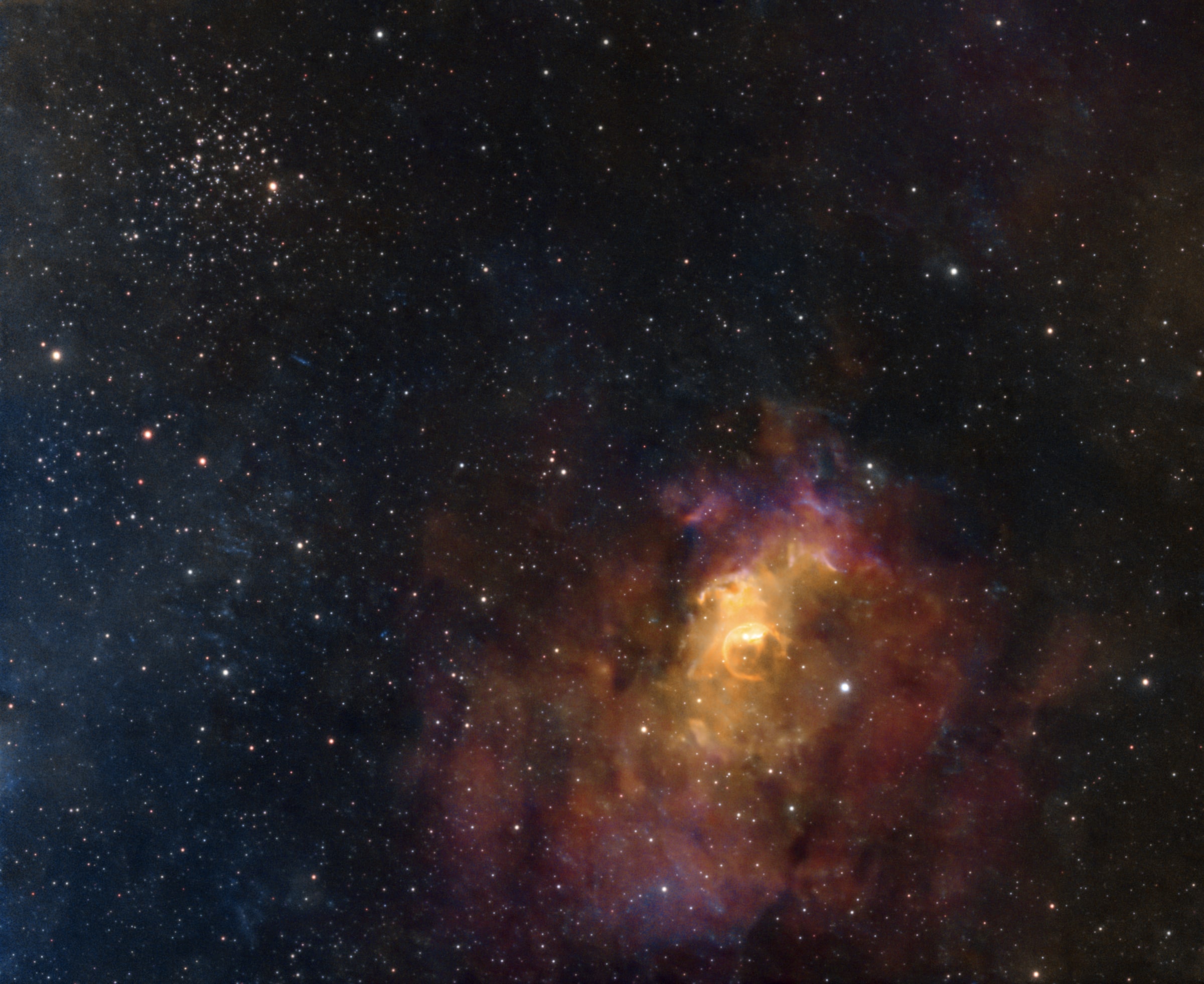 Bubble Nebula survey selection