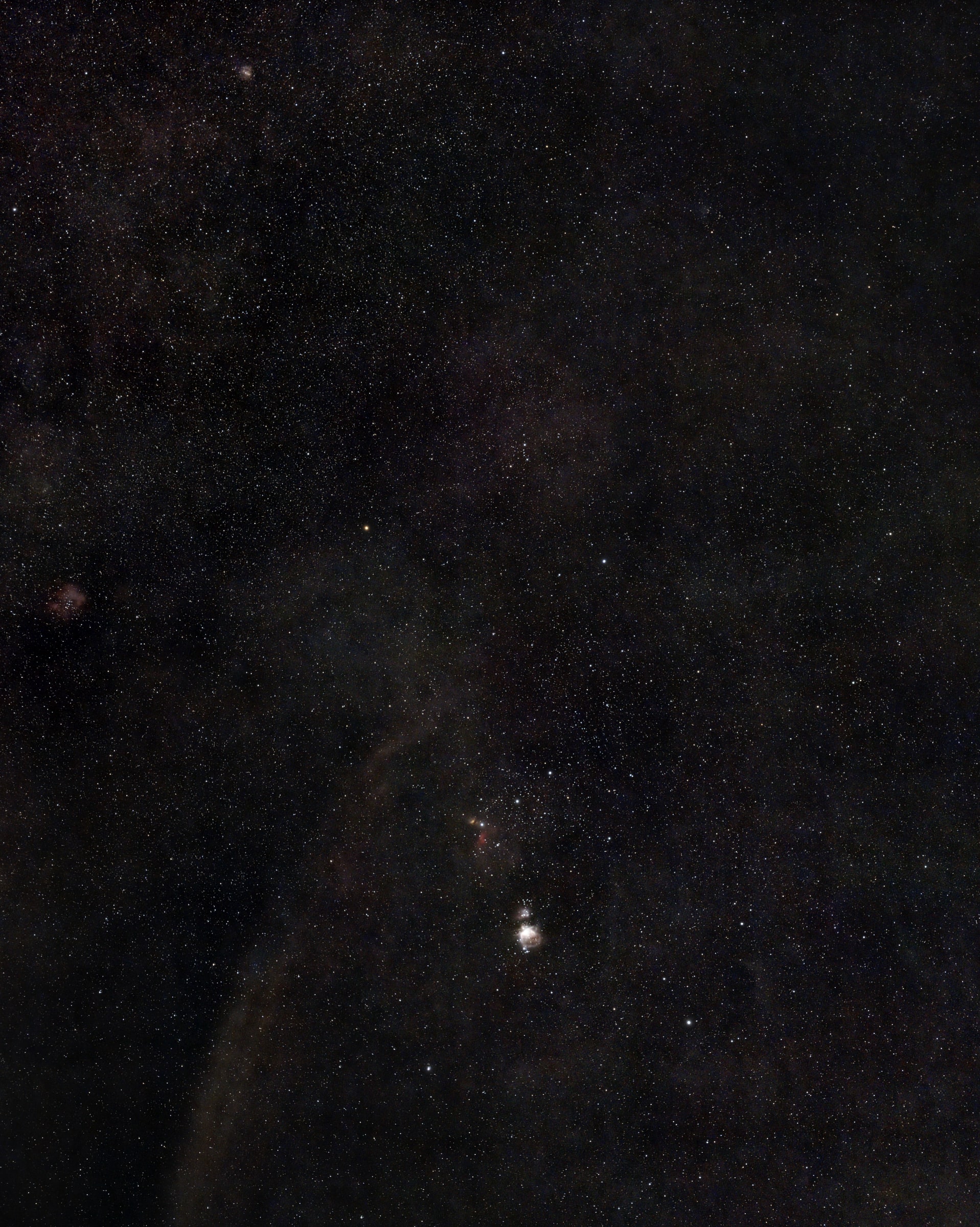 Milky Way · Orion and the winter sky