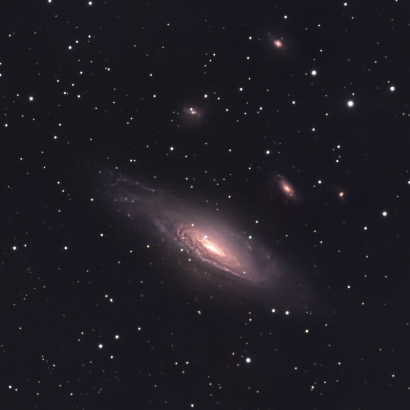 The final wide-field presentation. NGC 7331 and SN 2026aaiv sit at right; Stephan's Quintet is visible at lower left.