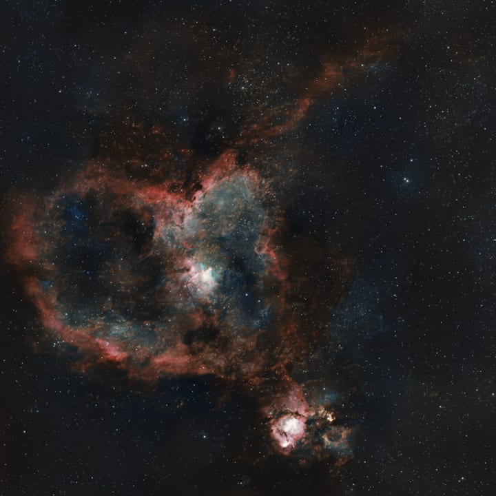 Heart Nebula detail crop preview