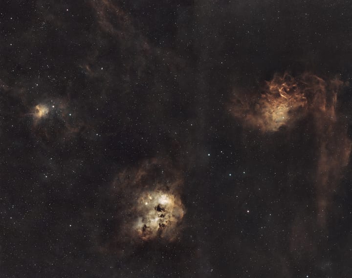 Spider Nebula Tadpoles Nebula Flaming Star Nebula preview