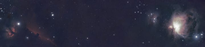 IC434 M42 M43 Horsehead Nebula Orion Nebula 20 hours preview