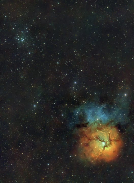 Trifid Nebula, Webbs Cross preview