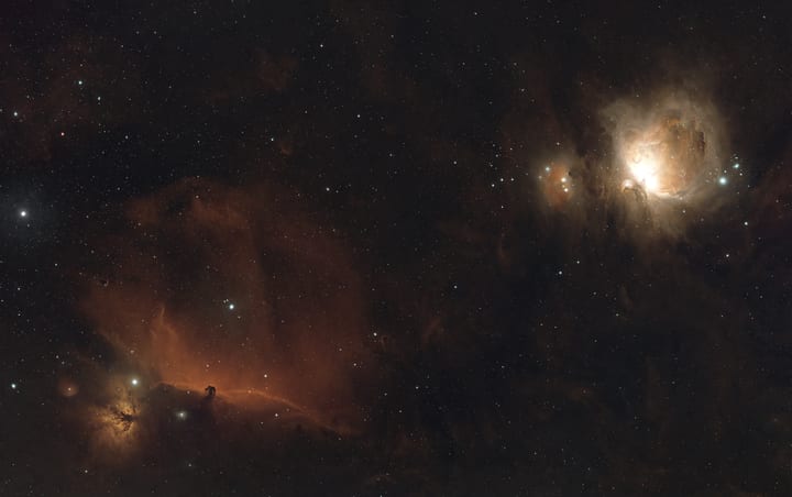 Orion Nebula Horsehead Nebula preview
