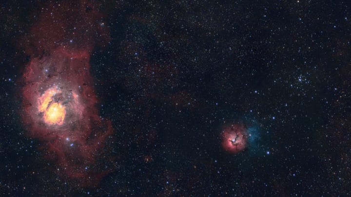 Lagoon Nebula, Trifid Nebula, Webbs Cross preview