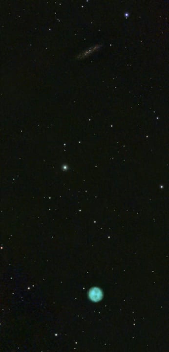 Owl Nebula, Surfboard Galaxy preview