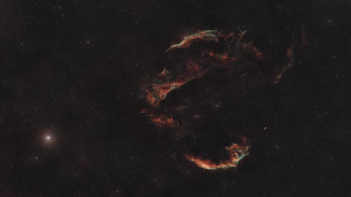 Veil Nebula / Cygnus Loop progression preview